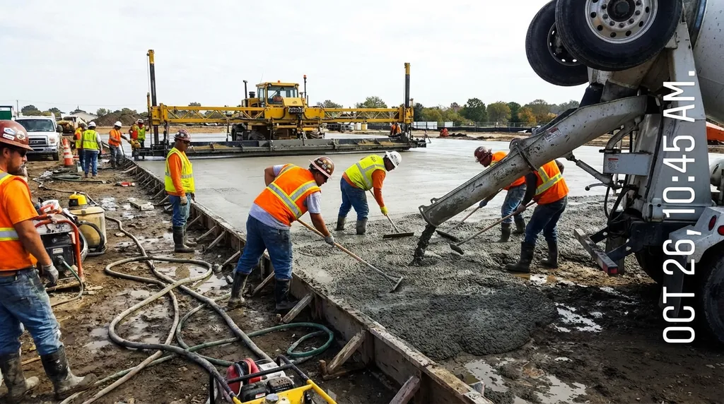 Commercial concrete installation in Washington DC