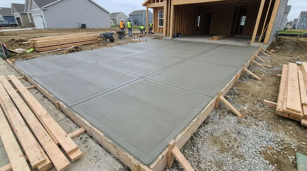 Finished concrete slab in Washington DC