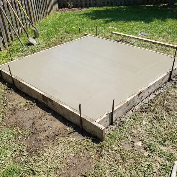 Concrete slab pour in Washington DC